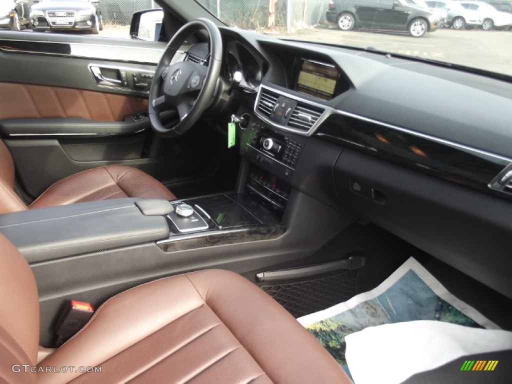 2011 Mercedes-Benz E 350 4Matic Sedan Chestnut Brown Dashboard Photo #78716792