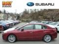 Camellia Red Pearl 2013 Subaru Impreza 2.0i Limited 4 Door