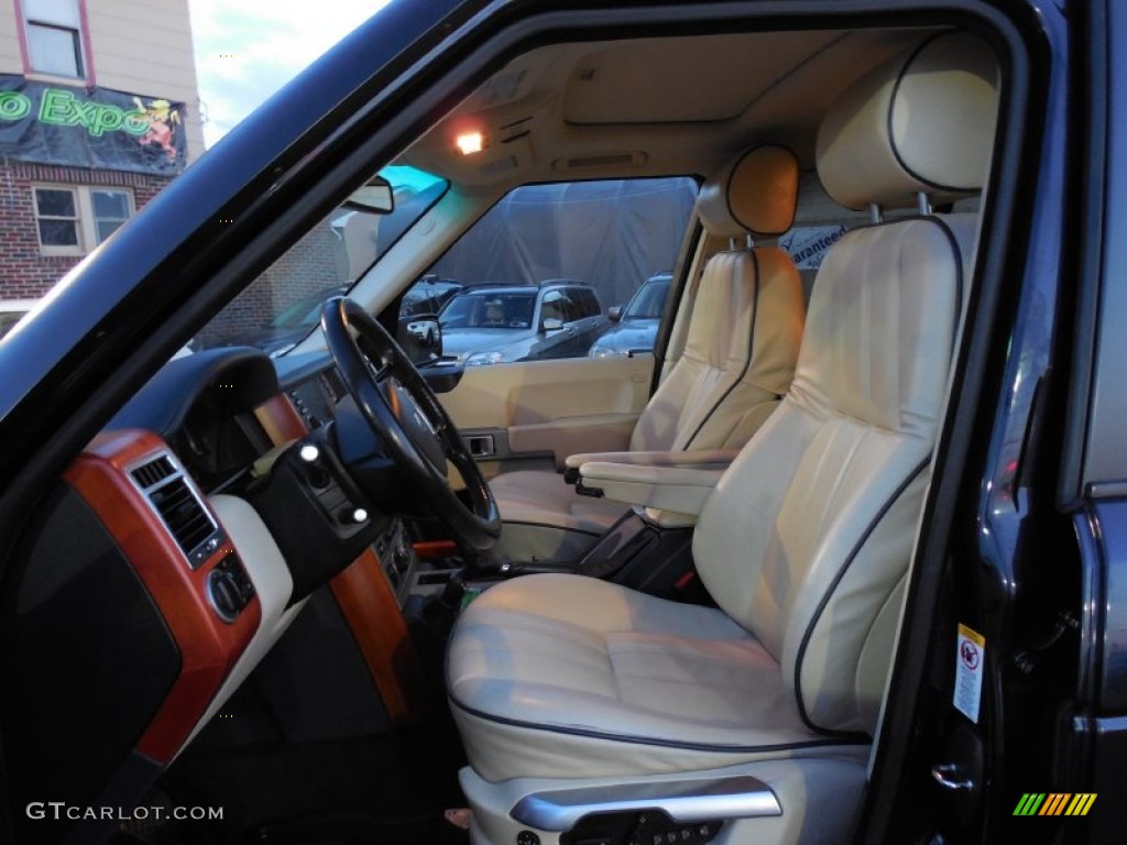 Sand/Jet Interior 2006 Land Rover Range Rover HSE Photo #78717254
