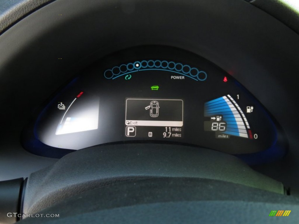 2013 Nissan LEAF SV Gauges Photo #78718016