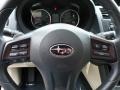 2013 Subaru XV Crosstrek Ivory Interior Steering Wheel Photo
