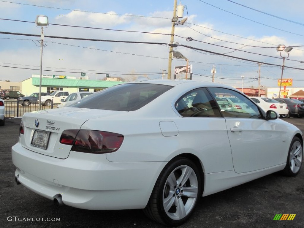 2008 3 Series 335xi Coupe - Alpine White / Cream Beige photo #4