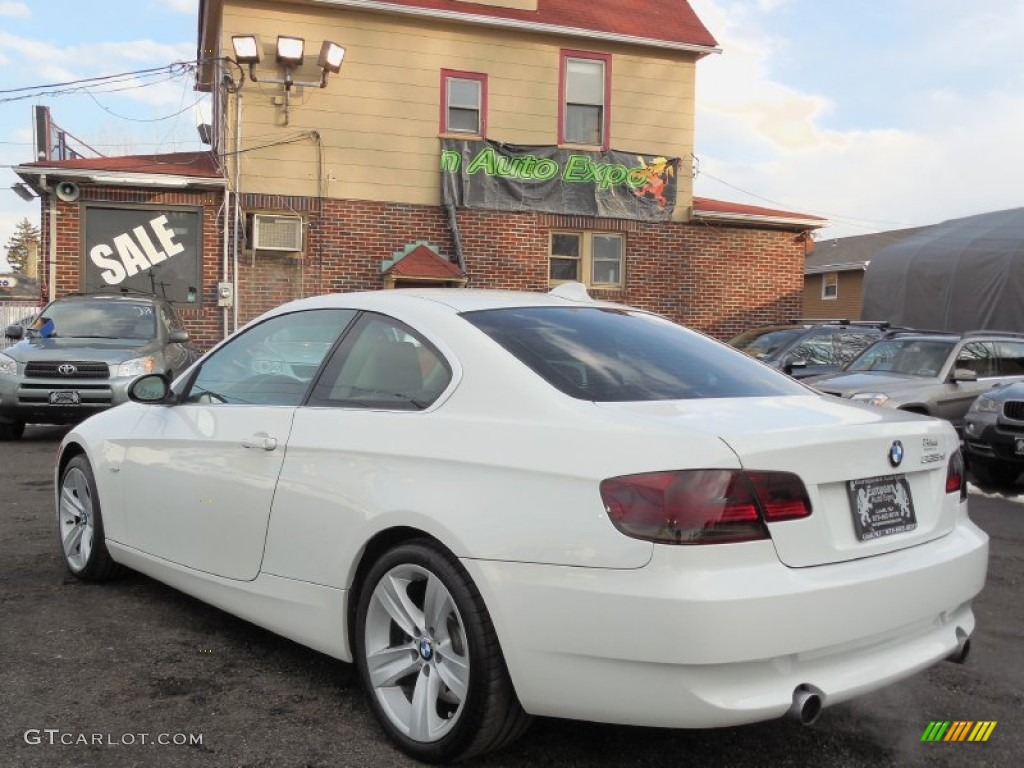 2008 3 Series 335xi Coupe - Alpine White / Cream Beige photo #6