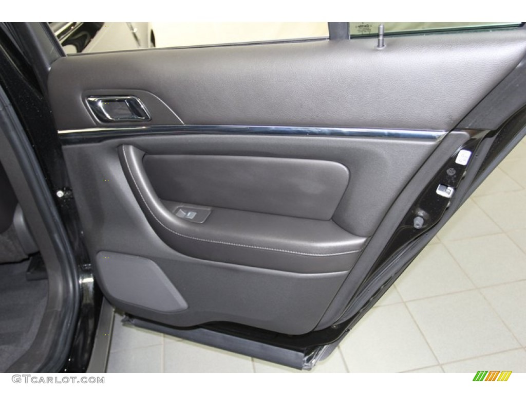 2009 Lincoln MKS Sedan Charcoal Black Door Panel Photo #78720839