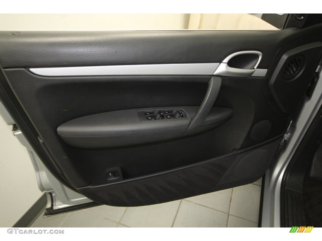 2008 Porsche Cayenne Tiptronic Black Door Panel Photo #78721328