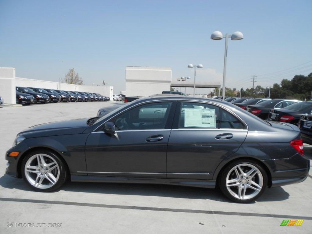 2013 C 250 Sport - Steel Grey Metallic / Black photo #9