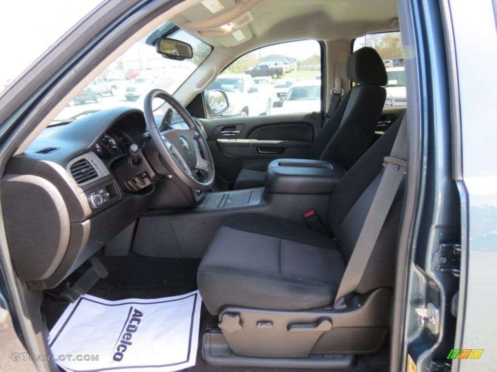 2010 Sierra 1500 SLE Crew Cab - Stealth Gray Metallic / Ebony photo #11