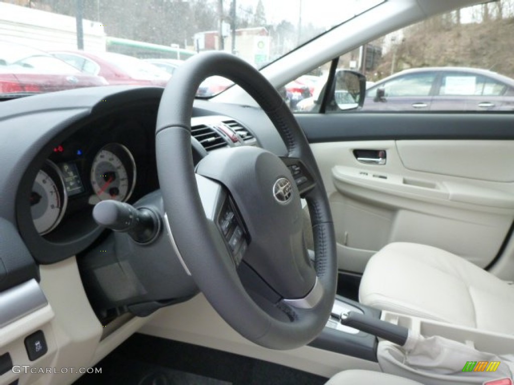 2013 Subaru Impreza 2.0i Sport Limited 5 Door Ivory Steering Wheel Photo #78722327