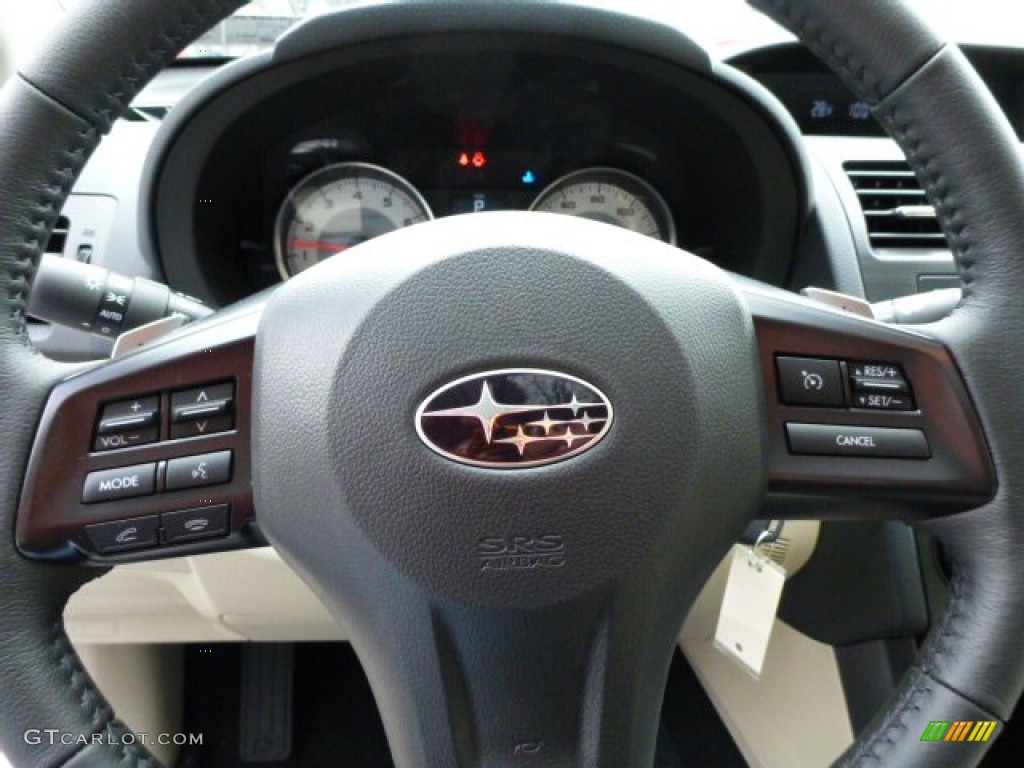 2013 Subaru Impreza 2.0i Sport Limited 5 Door Ivory Steering Wheel Photo #78722387