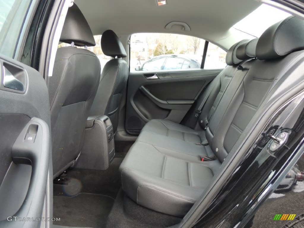 2012 Volkswagen Jetta SE Sedan Rear Seat Photo #78723289
