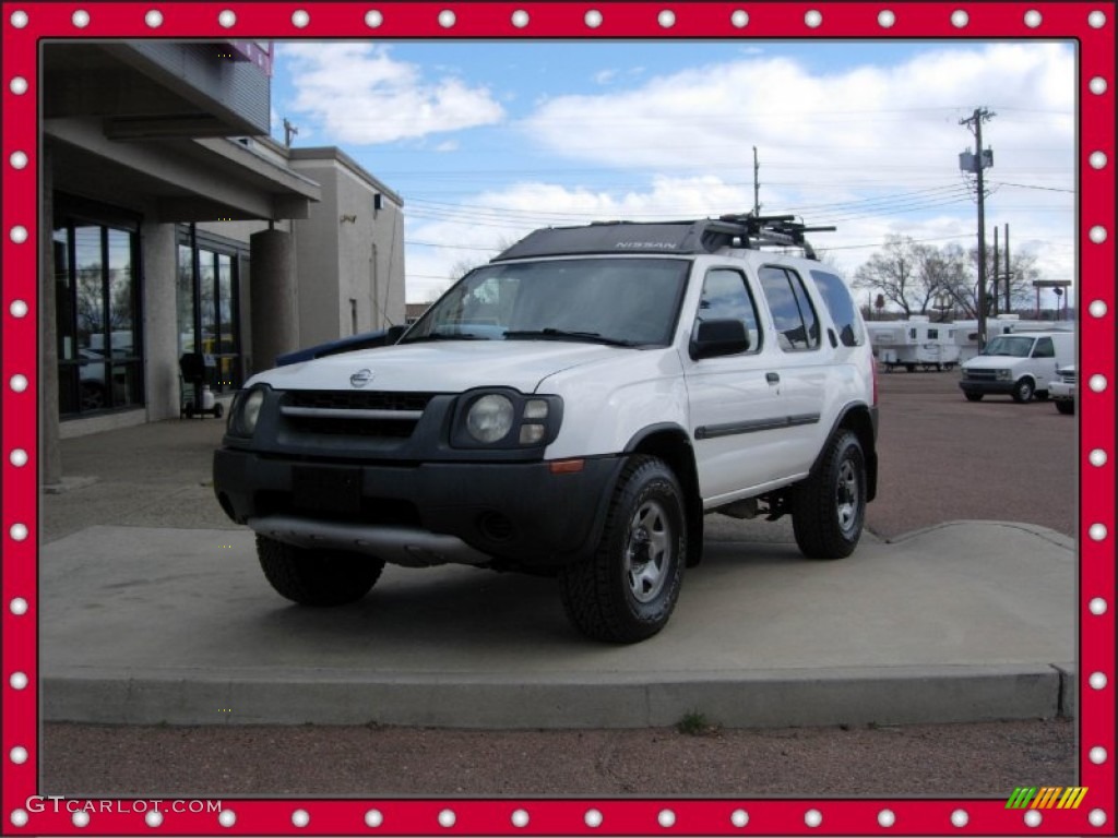 2002 Xterra XE V6 4x4 - Cloud White / Gray Celadon photo #16