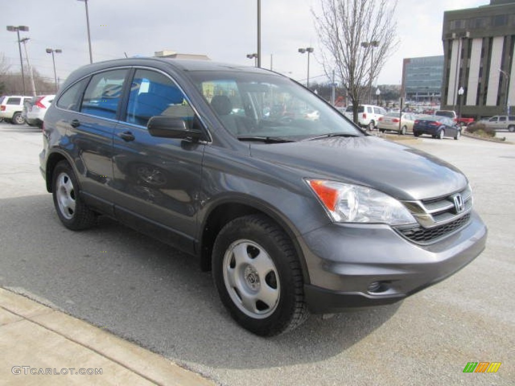 2010 CR-V LX AWD - Urban Titanium Metallic / Gray photo #5