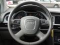 2008 Audi A6 Light Grey Interior Steering Wheel Photo