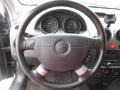 Charcoal 2008 Chevrolet Aveo Aveo5 LS Steering Wheel