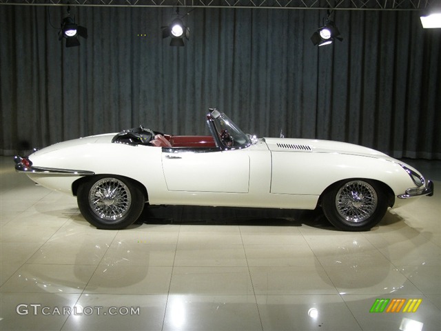 1966 Jaguar E-Type XKE 4.2 Roadster 1966 Jaguar 4.2 E-Type Convertible LHD, White / Red, Profile Photo #78726