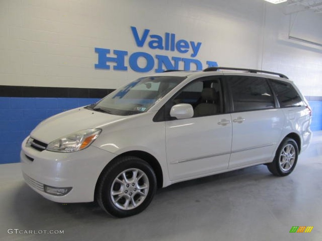 2005 Sienna XLE Limited AWD - Natural White / Stone photo #1