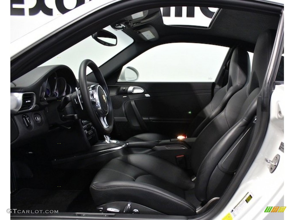 Black Interior 2012 Porsche 911 Turbo S Coupe Photo #78726197