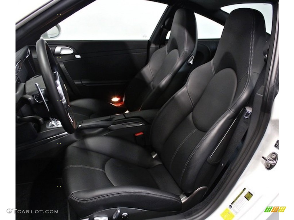 Black Interior 2012 Porsche 911 Turbo S Coupe Photo #78726239