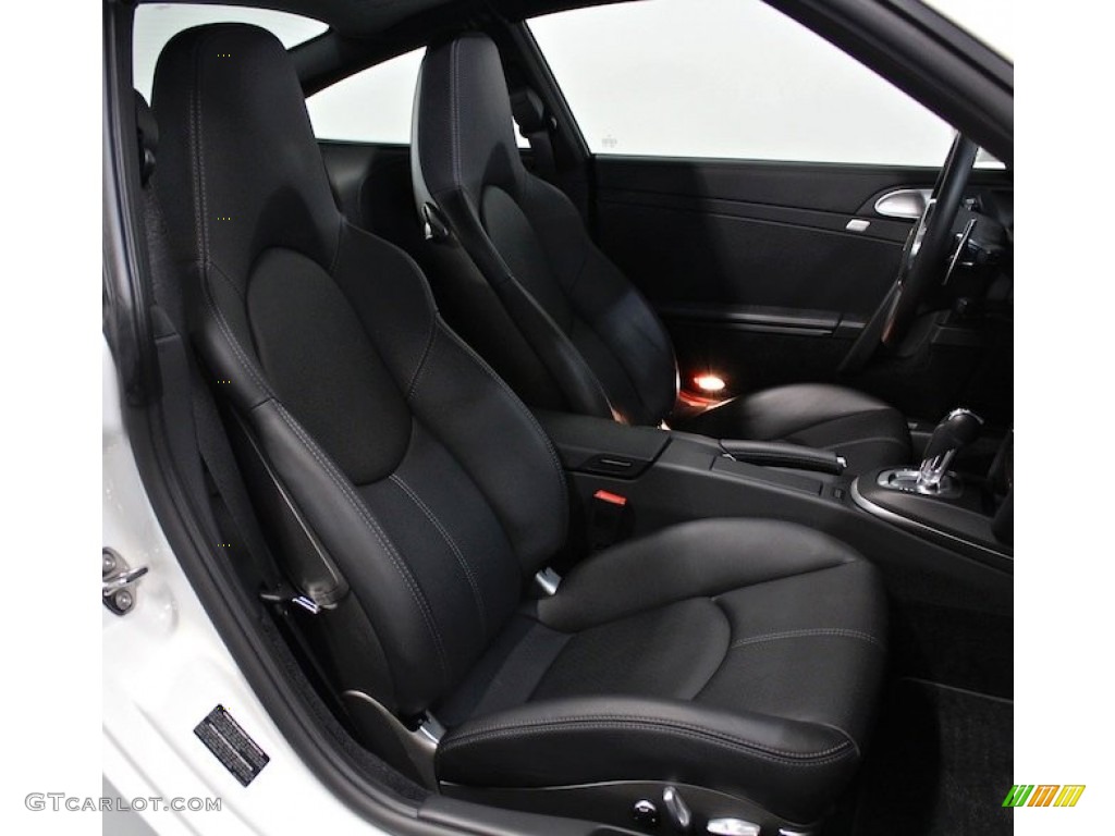 Black Interior 2012 Porsche 911 Turbo S Coupe Photo #78726257
