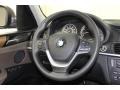 2011 BMW X3 Mojave Nevada Leather Interior Steering Wheel Photo