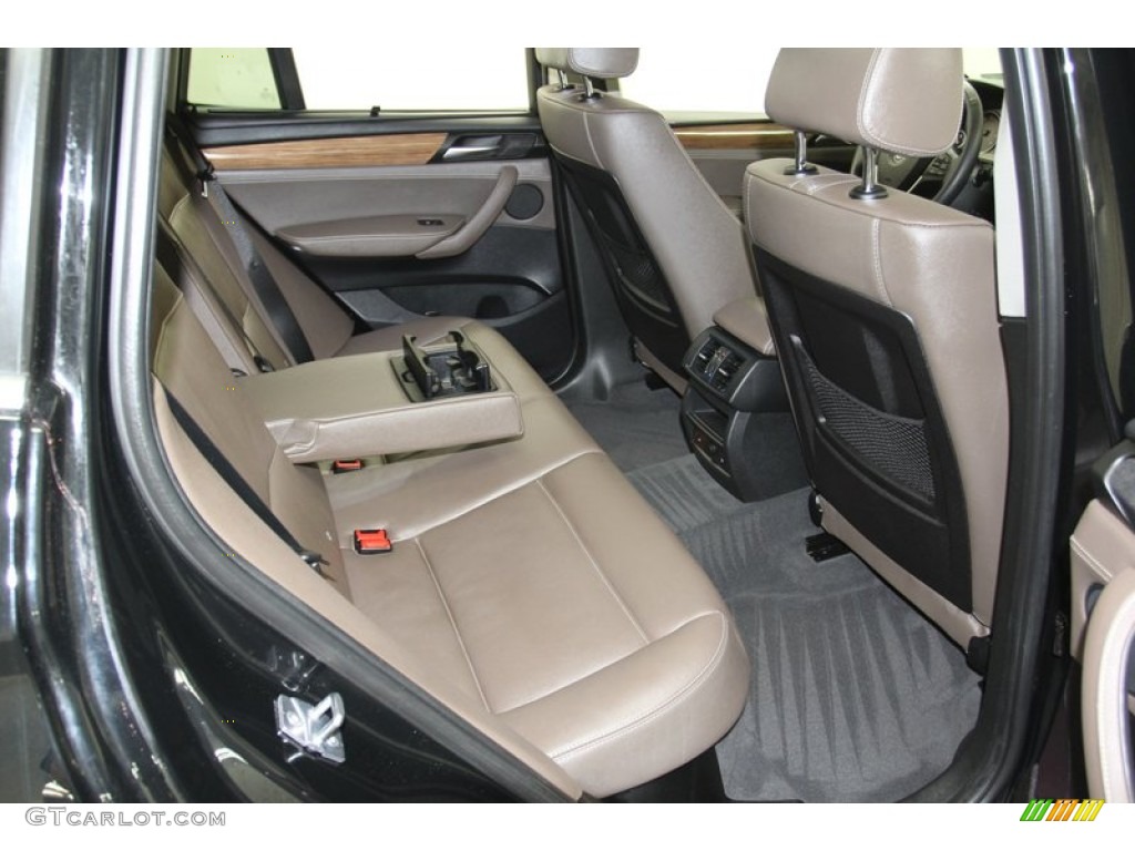 Mojave Nevada Leather Interior 2011 BMW X3 xDrive 28i Photo #78726599