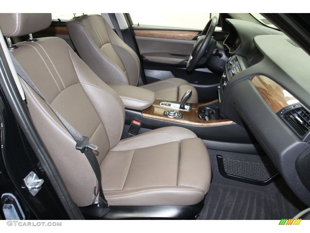 Mojave Nevada Leather Interior 2011 BMW X3 xDrive 28i Photo #78726704