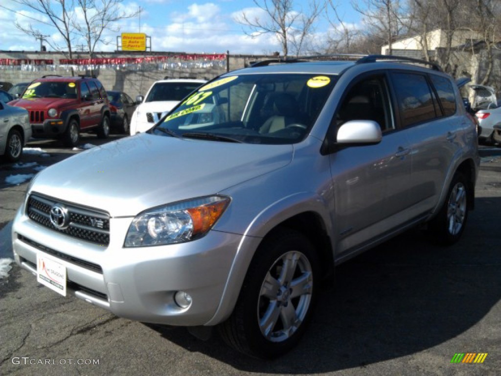 2007 RAV4 Sport 4WD - Classic Silver Metallic / Dark Charcoal photo #1