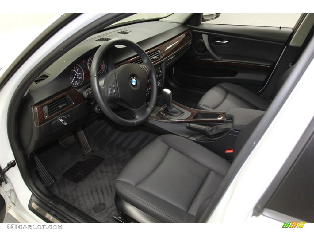 Black Interior 2011 BMW 3 Series 328i Sedan Photo #78727056