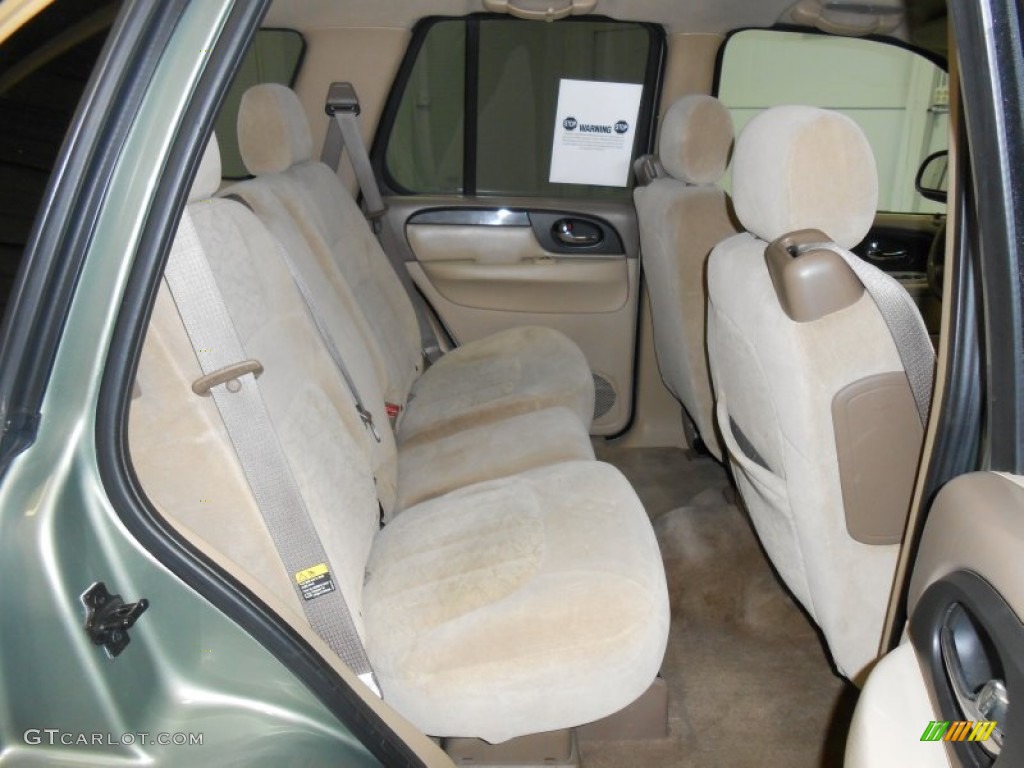 2004 Envoy SLT 4x4 - Silver Green Metallic / Light Tan photo #18