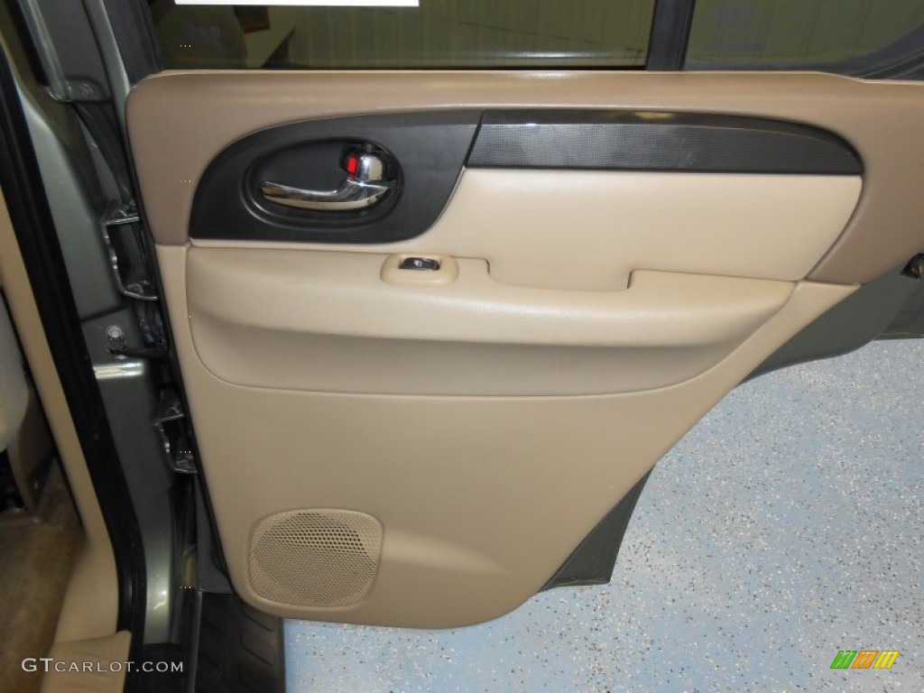 2004 Envoy SLT 4x4 - Silver Green Metallic / Light Tan photo #20