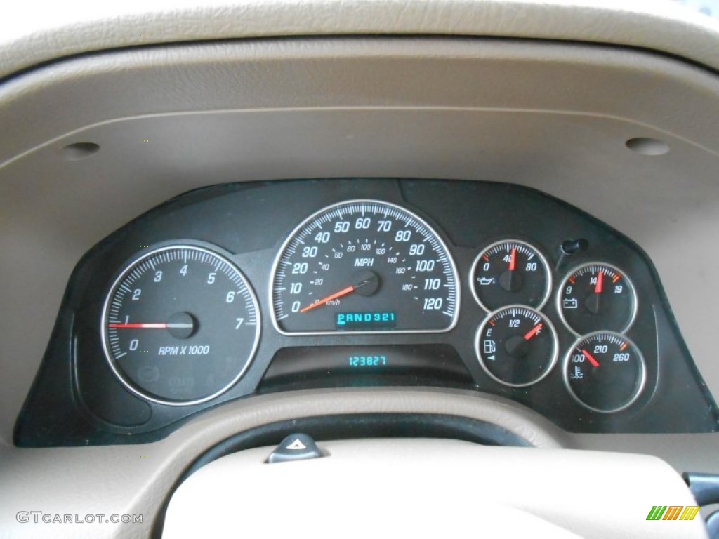 2004 Envoy SLT 4x4 - Silver Green Metallic / Light Tan photo #27