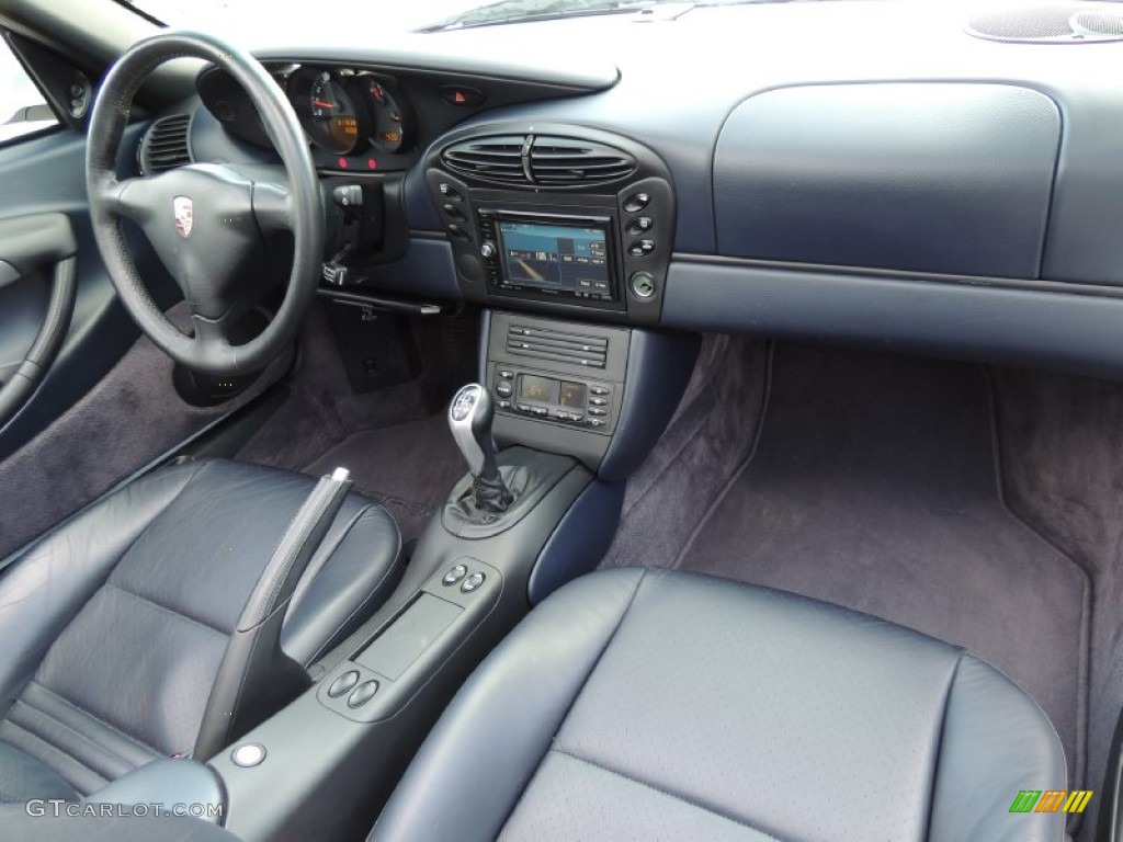 Metropol Blue Interior 2002 Porsche Boxster Standard Boxster Model Photo #78727526