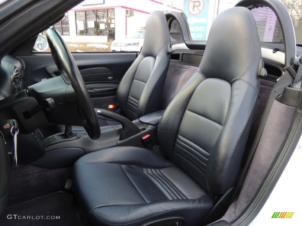 Metropol Blue Interior 2002 Porsche Boxster Standard Boxster Model Photo #78727598