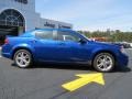 2013 Blue Streak Pearl Dodge Avenger SE V6  photo #8