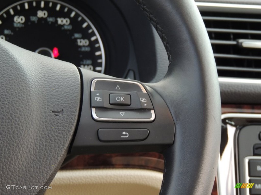 2012 Volkswagen Passat 2.5L SEL Controls Photo #78728188