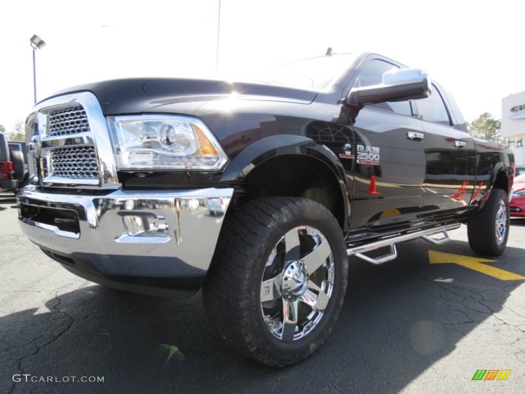 Black 2013 Ram 2500 Laramie Mega Cab 4x4 Exterior Photo #78728304