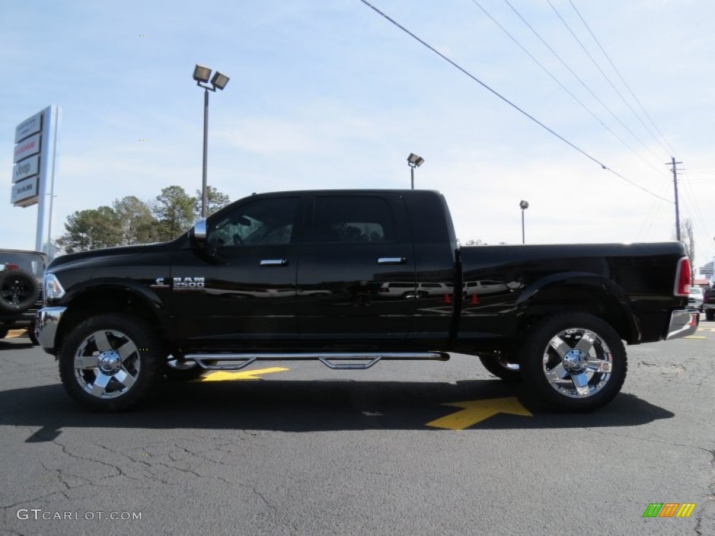 Black 2013 Ram 2500 Laramie Mega Cab 4x4 Exterior Photo #78728315