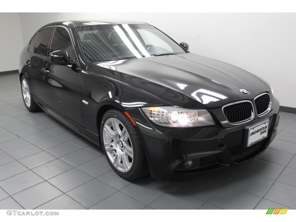2010 3 Series 328i Sedan - Jet Black / Black photo #1