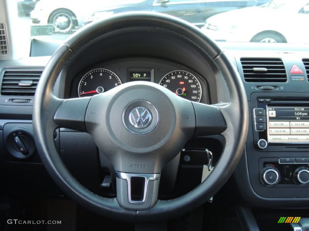 2010 Jetta SE Sedan - Platinum Grey Metallic / Titan Black photo #17