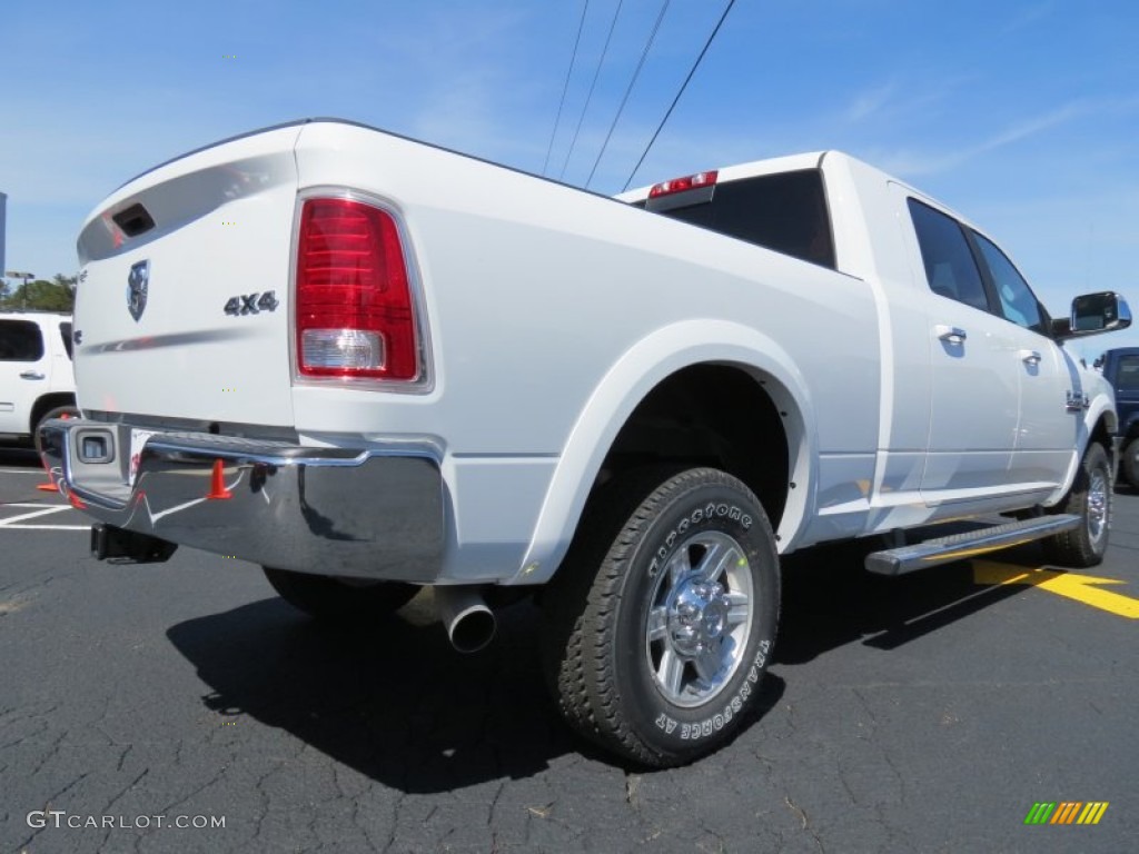 Bright White 2013 Ram 2500 Laramie Mega Cab 4x4 Exterior Photo #78728768