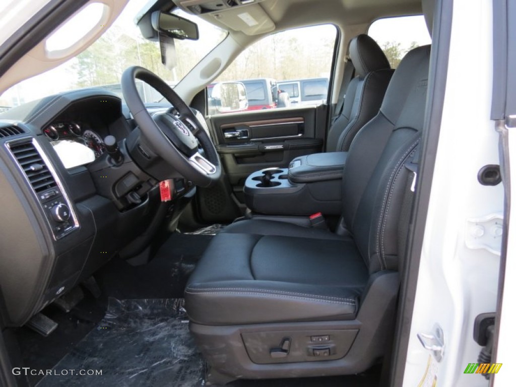 Black Interior 2013 Ram 2500 Laramie Mega Cab 4x4 Photo #78728811