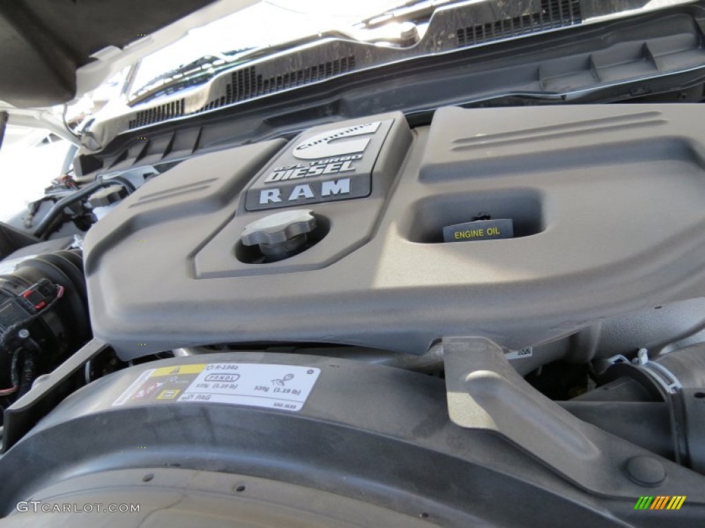 2013 Ram 2500 Laramie Mega Cab 4x4 6.7 Liter OHV 24-Valve Cummins VGT Turbo-Diesel Inline 6 Cylinder Engine Photo #78728897