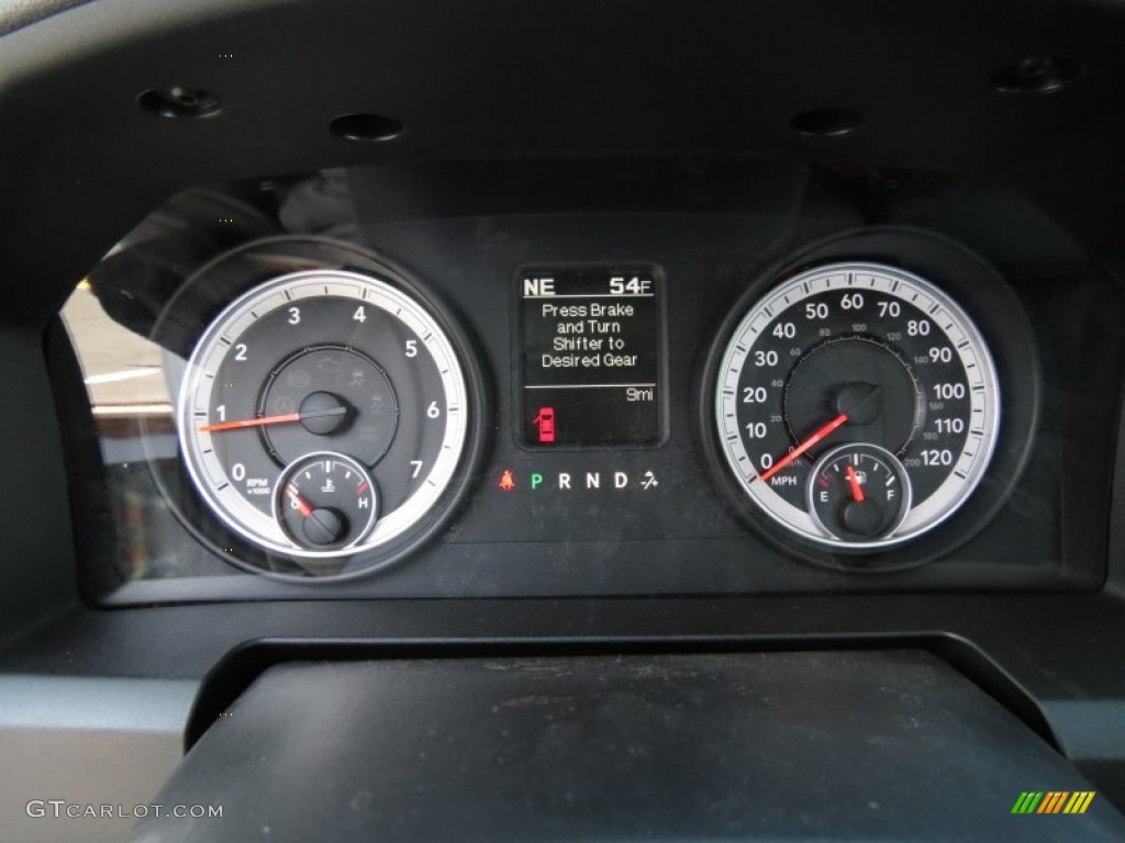 2013 Ram 1500 SLT Regular Cab Gauges Photos
