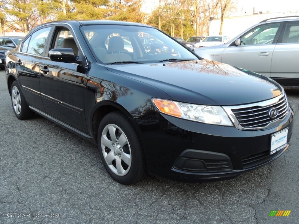 Ebony Black 2009 Kia Optima LX Exterior Photo #78729863