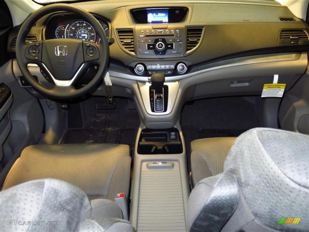 2013 Honda CR-V EX Gray Dashboard Photo #78729979