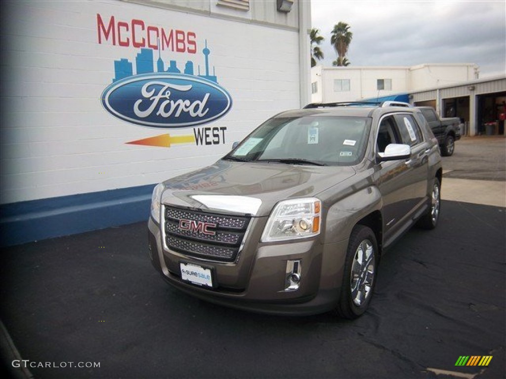 2010 Terrain SLT - Mocha Steel Metallic / Jet Black photo #1