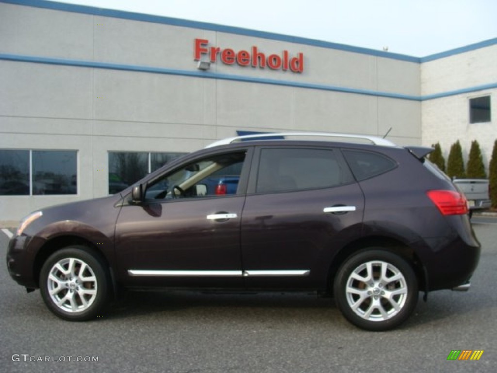 2011 Rogue SL AWD - Black Amethyst / Black photo #3