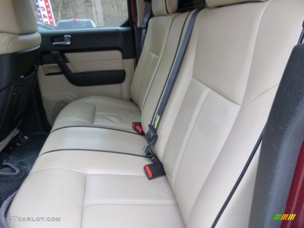 2009 Hummer H3 T Alpha Rear Seat Photo #78733138