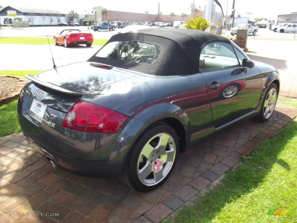 2004 TT 1.8T quattro Roadster - Dolomite Grey Pearl Effect / Amber Red photo #5