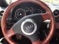 2004 Audi TT Amber Red Interior Steering Wheel Photo